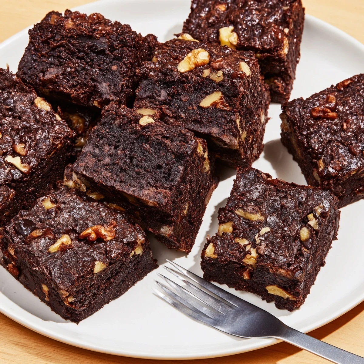 Indulgent zero-waste brownies using nut-milk pulp, perfect for guilt-free dessert nights.  