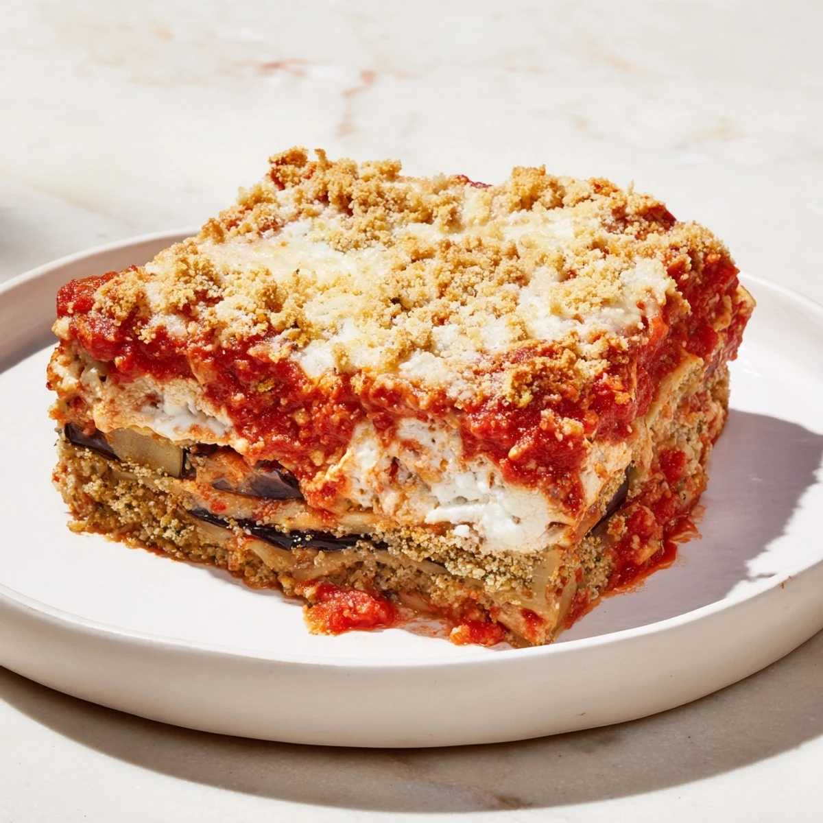 Eggplant Parmesan Italian Dish