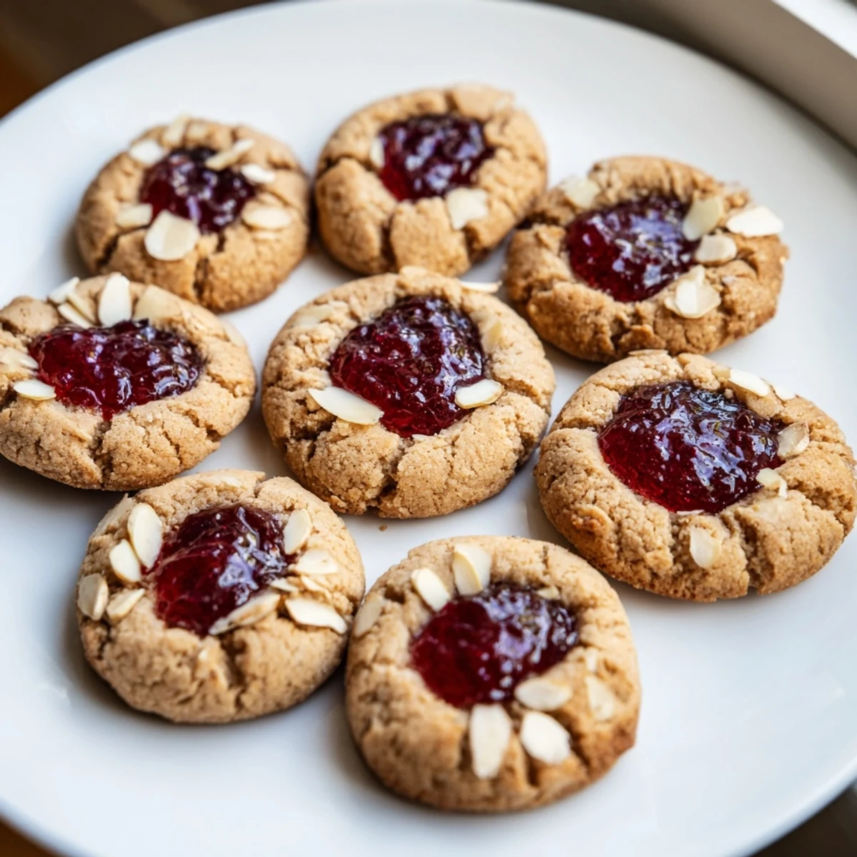 Cherry Almond Thumbprint Treat