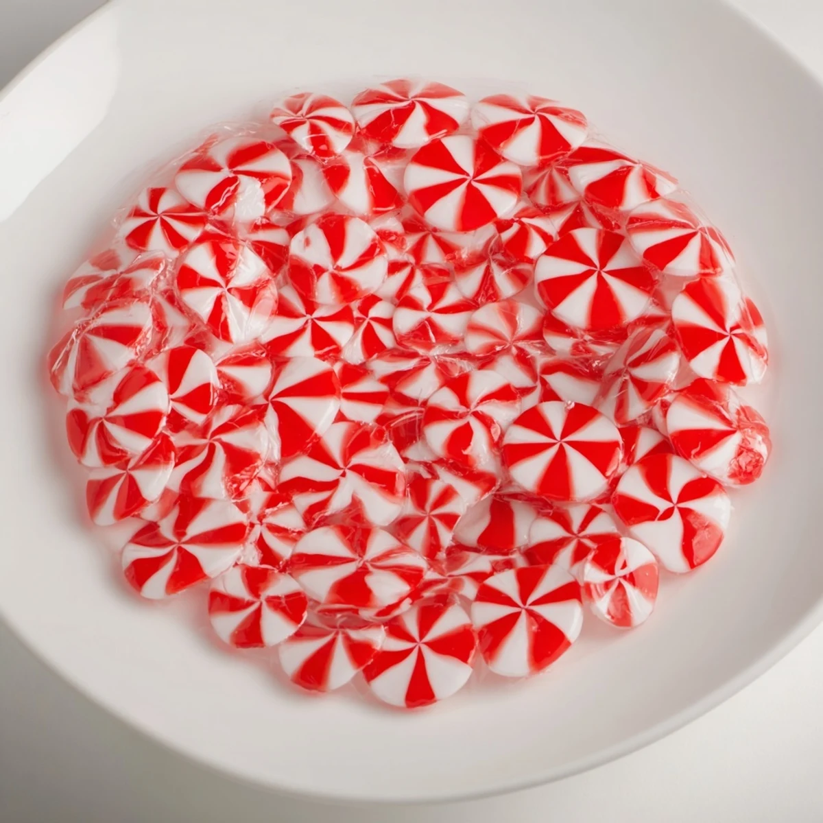 No-Bake Peppermint Candy Bowl