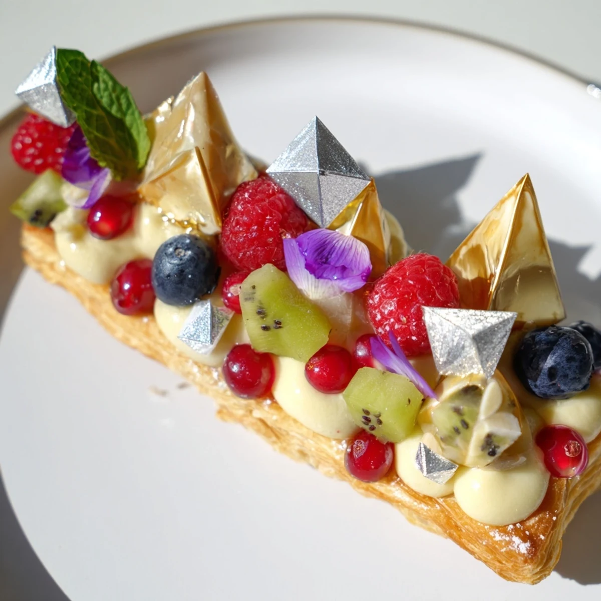 Enjoy a stunning view of this exquisite, ready-to-serve Luxury Diamond Engagement Platter dessert.