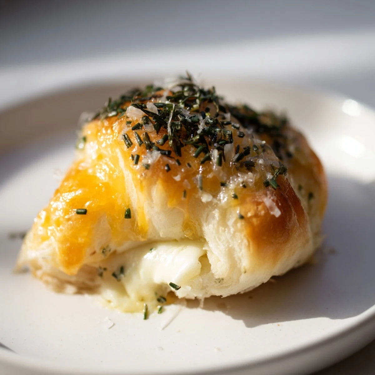 Golden, bubbly Savory Rolls: Crescent Roll Baked Cheese Bites, fresh from the oven, ready to share.
