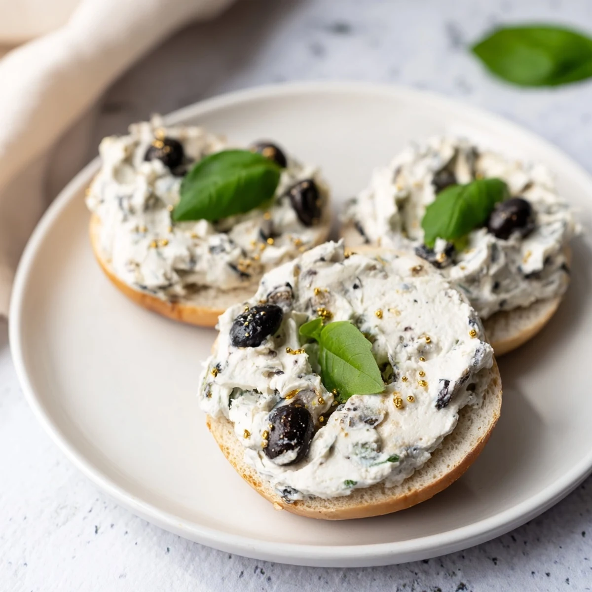 Vibrant photo: Olympic Rings Medal Appetizer featuring colorful bagel rings, ready for your party.