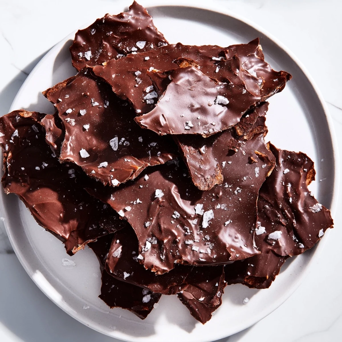 Melted chocolate covers crunchy potato chips in this decadent Chocolate Potato Chip Bark.