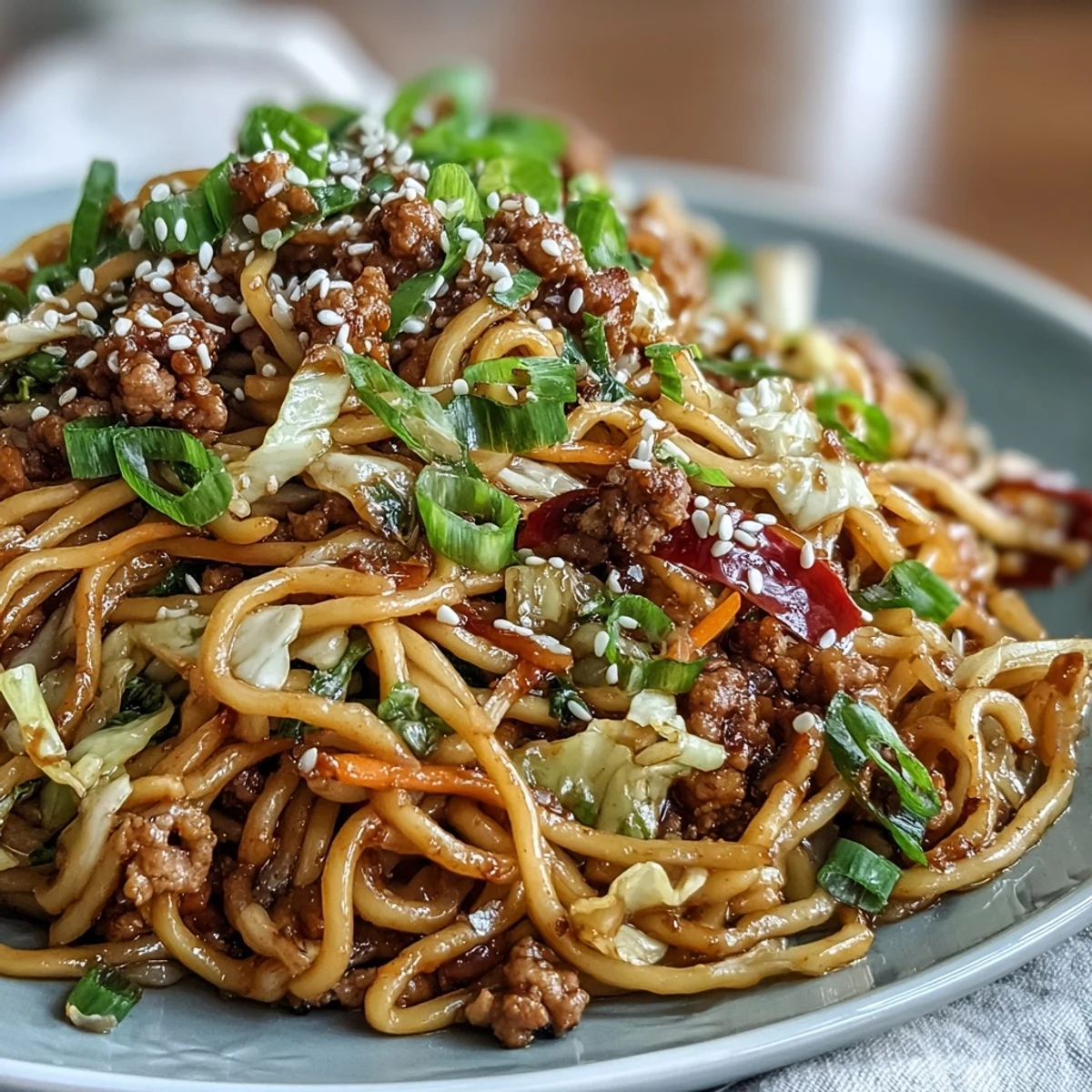 Korean Turkey Fried Noodles