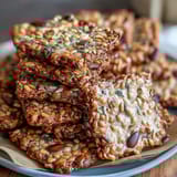 Crunchy flax, sunflower, and sesame seed crackers baked to golden perfection, ideal for healthy snacking or party platters.