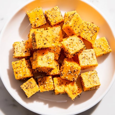 Savory everything bagel seasoning cheese cubes: a flavorful, quick, and easy appetizer ready to enjoy.