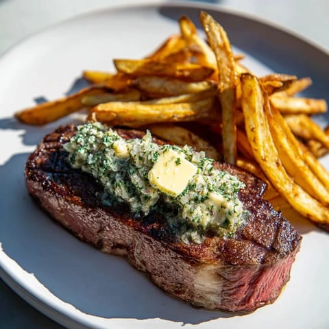 Garlic Butter Steak Fries