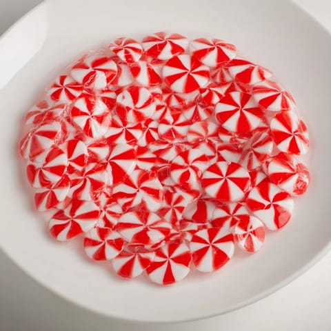 No-Bake Peppermint Candy Bowl