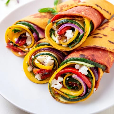Vibrant Roasted Veggie & Feta Santa Spiral Wrap: colorful spiral with roasted veggies, feta, and flavorful fillings.
