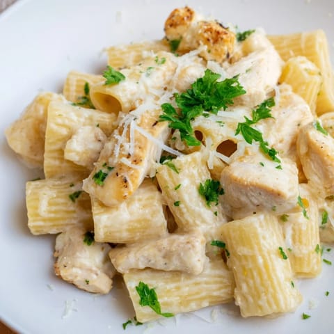 Chicken Alfredo Bake