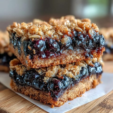 Blueberry Oat Breakfast Bars #554