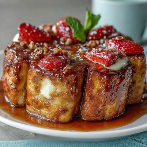 Mothers Day Strawberry French Toast