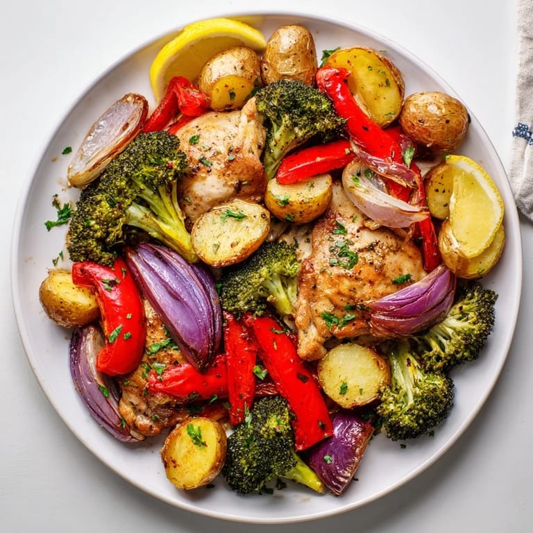 Delicious Lazy Gourmet Chicken & Vegetable One-Pot, perfect for busy weeknight dinners.