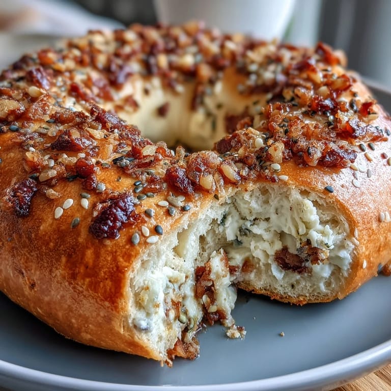 Freshly baked cottage cheese bagels, warm and tender, perfect for a quick, healthy snack.