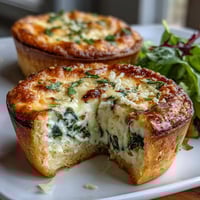 Elegant mini quiche bites filled with creamy egg custard and Gruyère cheese, perfect for bridal shower brunches.