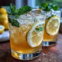 Bright and refreshing Limoncello Spritz Mocktail with sparkling water and fresh lemon slices, perfect for a summer gathering.