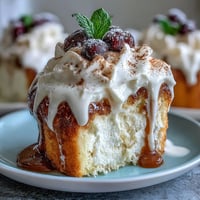 Fluffy vanilla cupcakes soaked in three milks and crowned with billowy whipped cream for Cinco de Mayo.